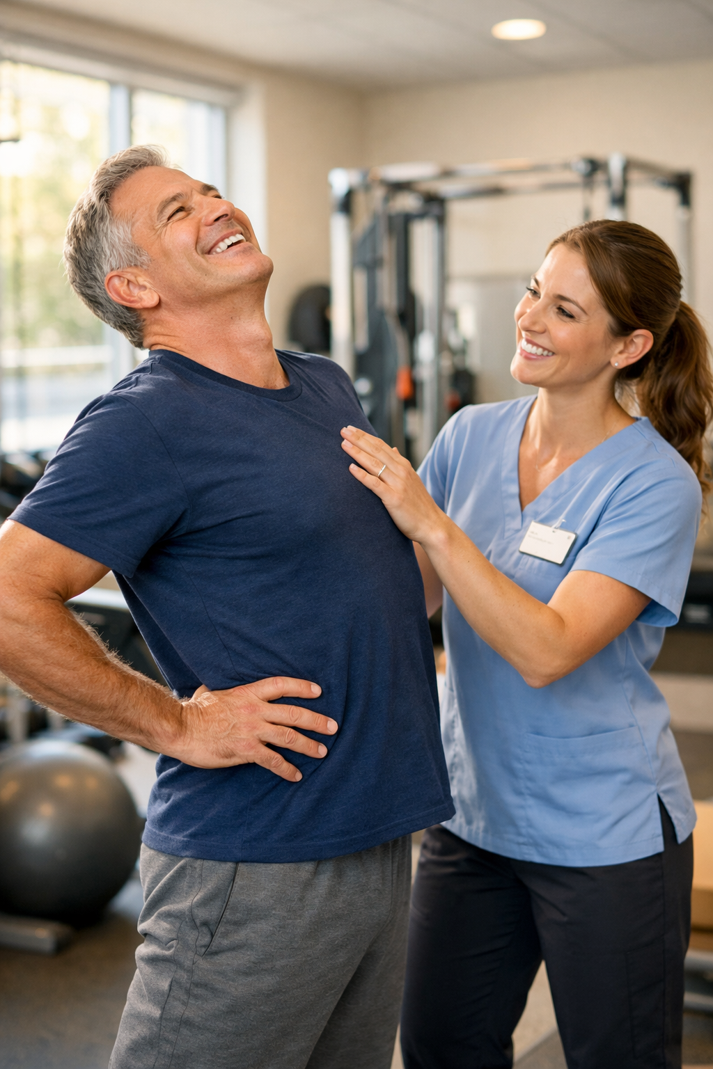 Patient recovery and return to activity after back pain physical therapy