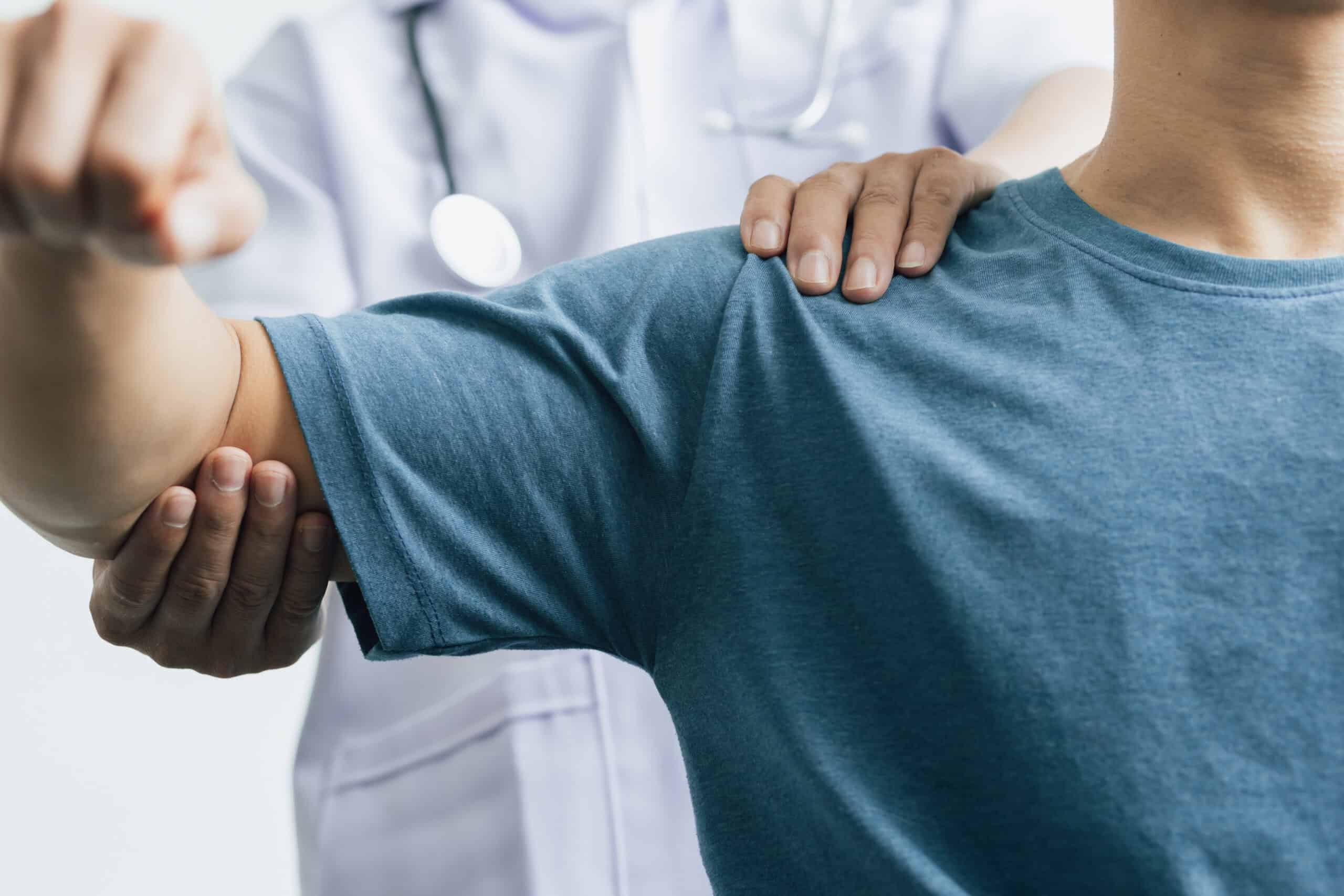 Shoulder impingement diagnosis and examination at Trinity Rehab Toms River, NJ