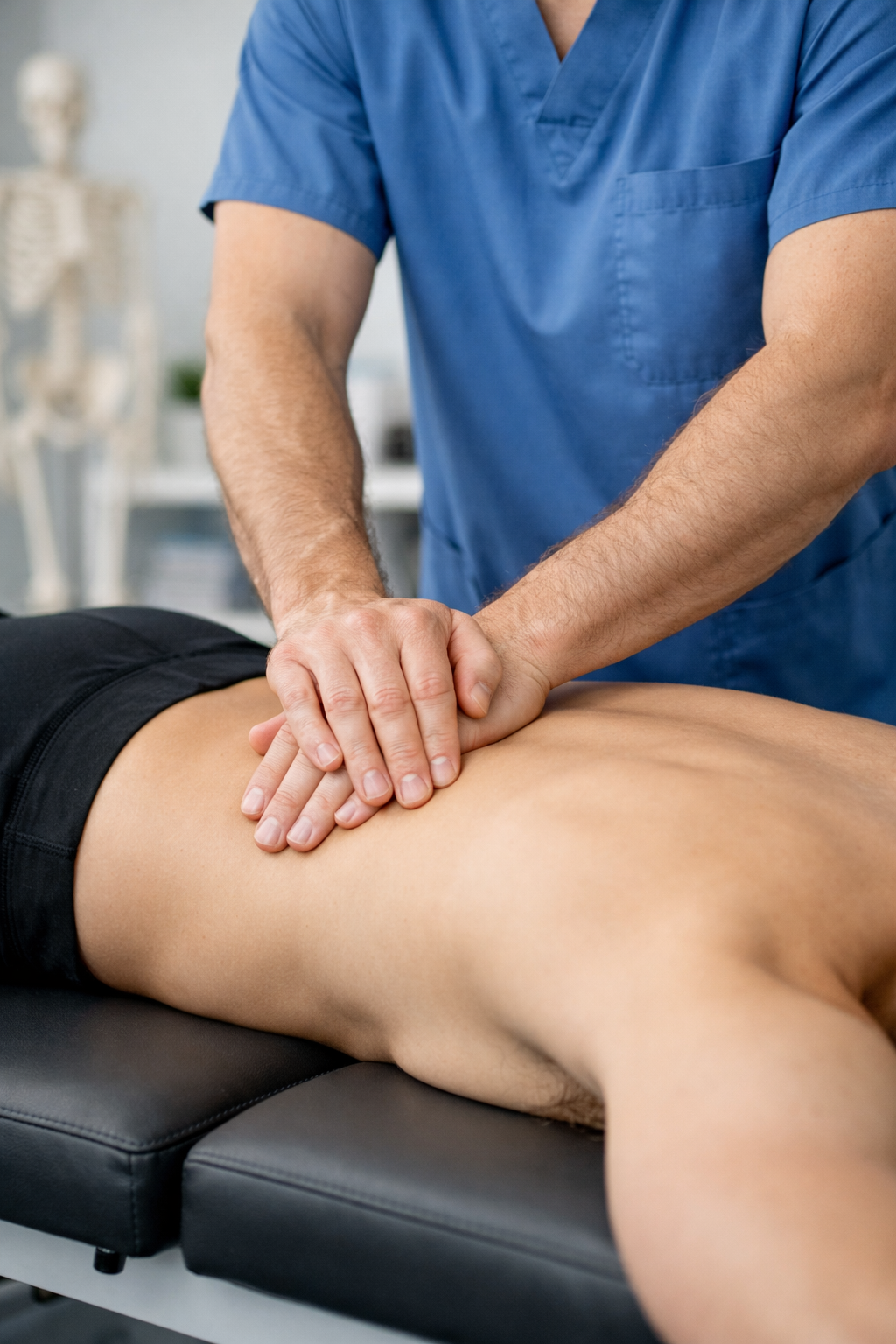lumbar disc herniation treatment by physical therapist at Trinity Rehab