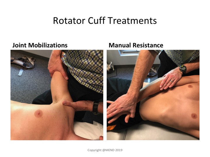 Manual therapy treatment for rotator cuff injury at Trinity Rehab