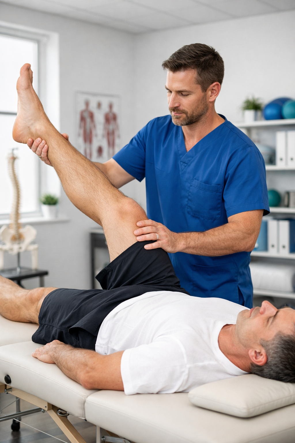 sciatica treatment by physical therapist at Trinity Rehab
